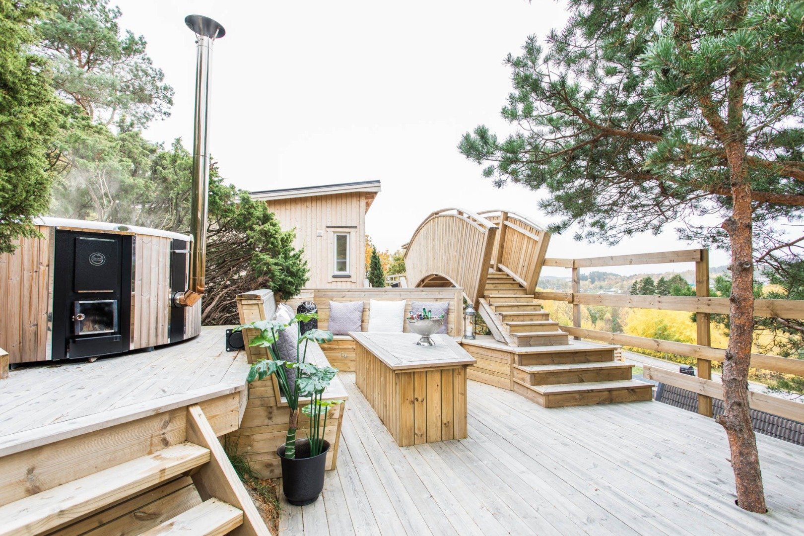 Treetop Spa naturmiljö